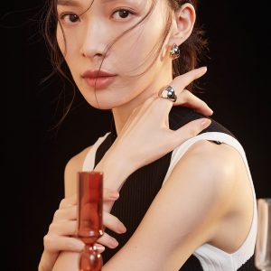 Polished Silver Arc Ring