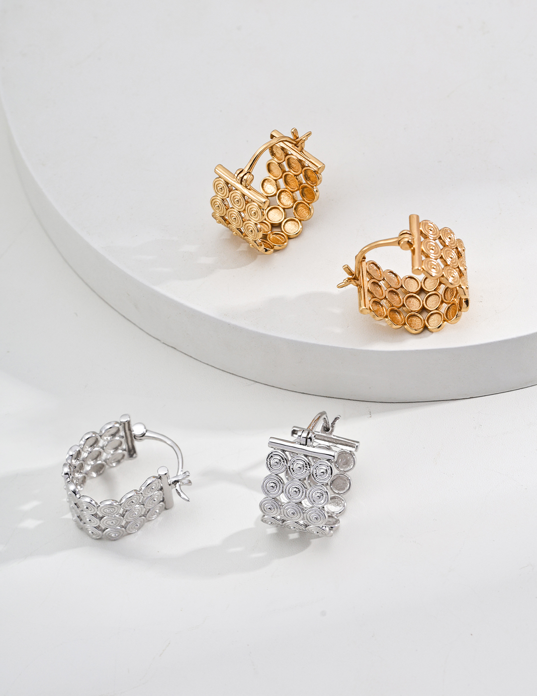 Designer Sterling Silver Earrings - Image 3