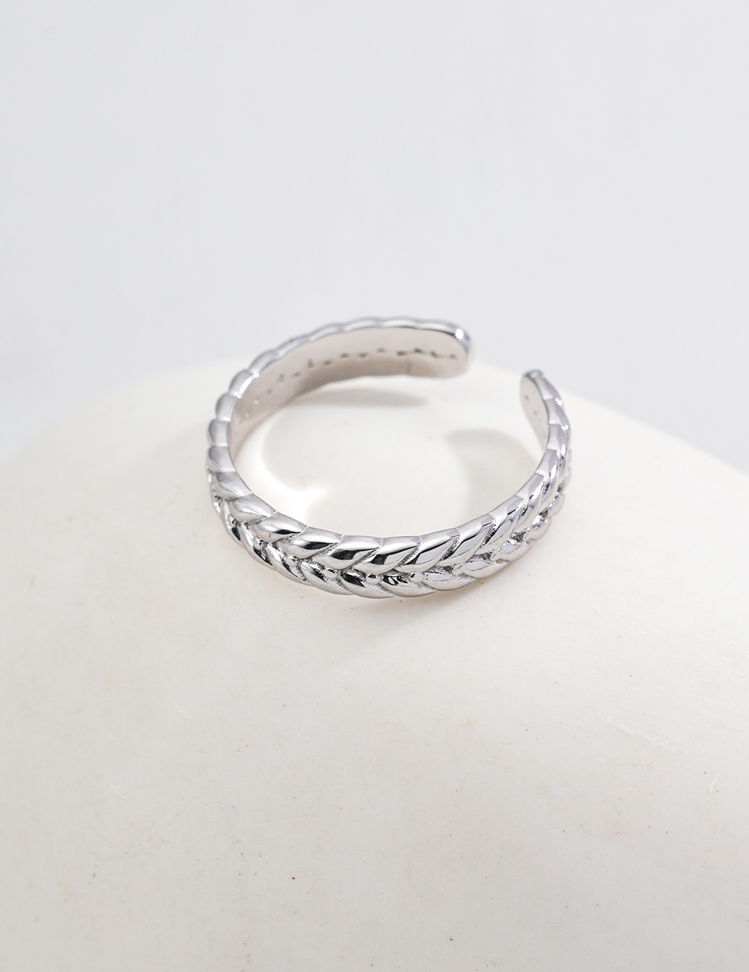 Sterling Silver Wheat Design Ring - Image 3