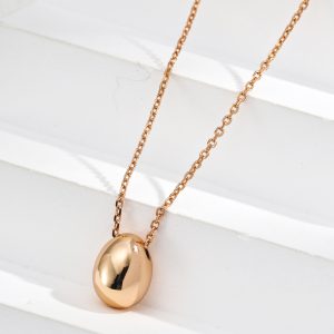 Sterling Silver Waterdrop Pendant Necklace