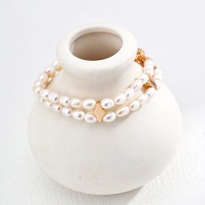 Double-Strand Pearl Bracelet