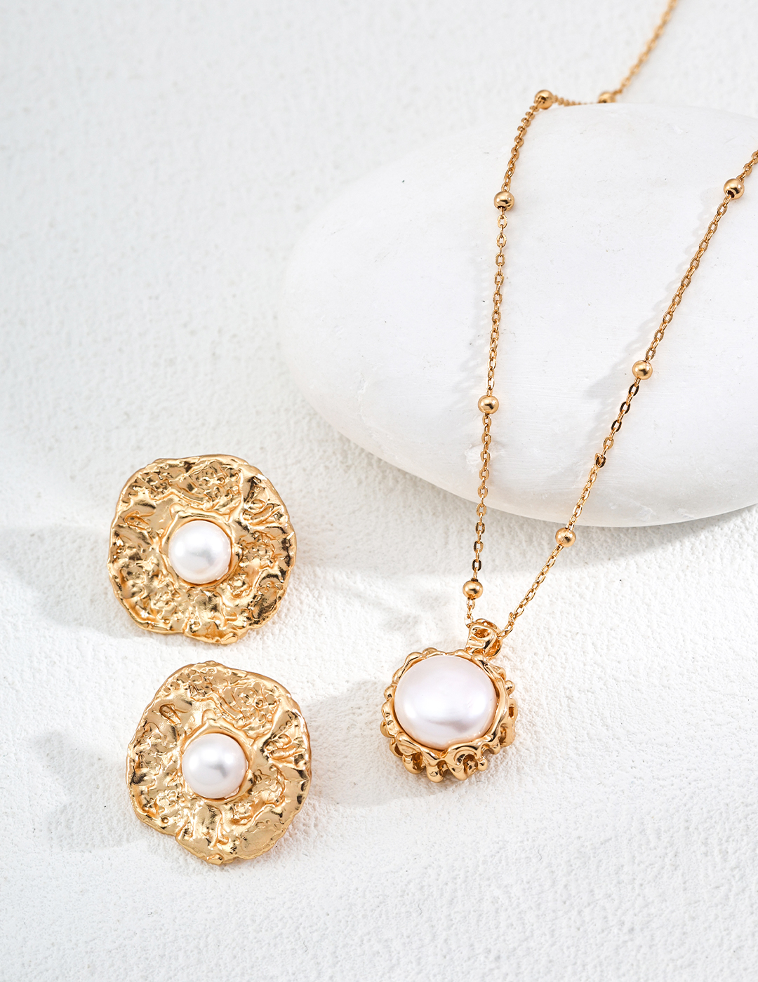 Natural Pearl Pendant Necklace - Image 5