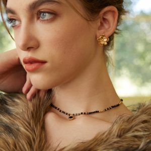 Sterling Silver Floral Earrings